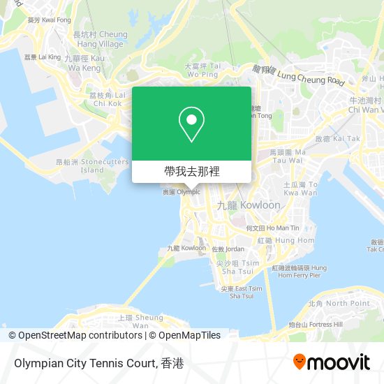 Olympian City Tennis Court地圖