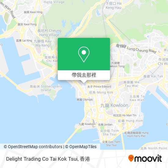 Delight Trading Co Tai Kok Tsui地圖