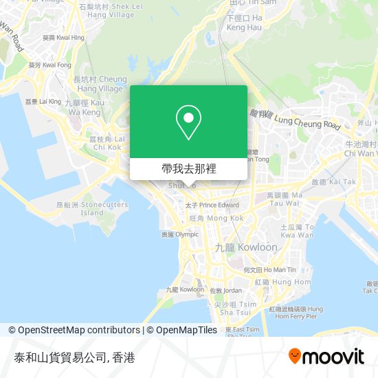 泰和山貨貿易公司地圖