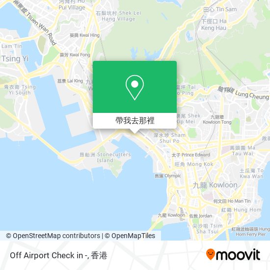 Off Airport Check in -地圖