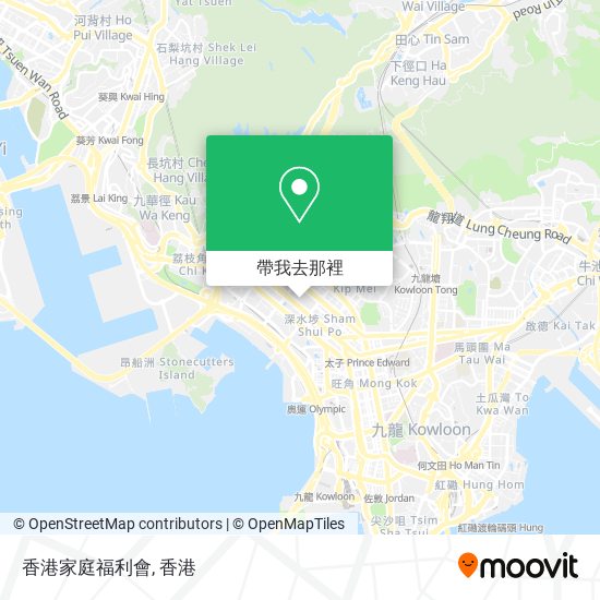 香港家庭福利會地圖