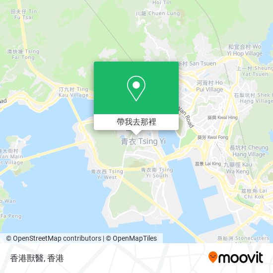 香港獸醫地圖