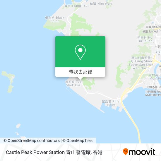 Castle Peak Power Station 青山發電廠地圖