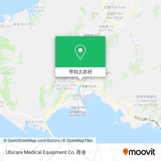 Ubicare Medical Equipment Co地圖