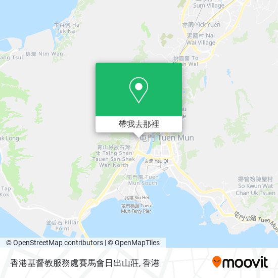 香港基督教服務處賽馬會日出山莊地圖
