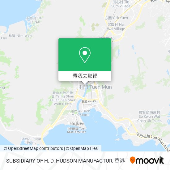 SUBSIDIARY OF H. D. HUDSON MANUFACTUR地圖