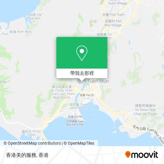 香港美的服務地圖