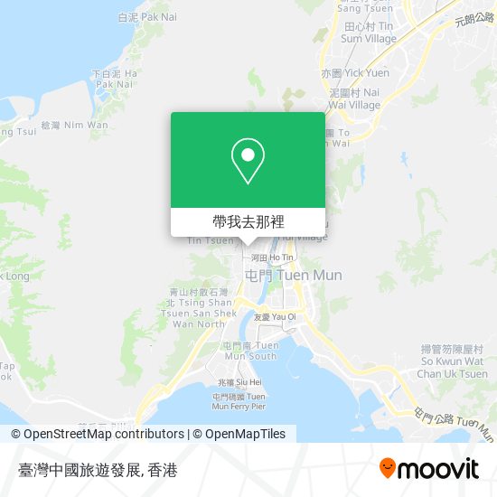 臺灣中國旅遊發展地圖
