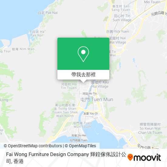 Fai Wong Furniture Design Company 輝鍠傢俬設計公司地圖