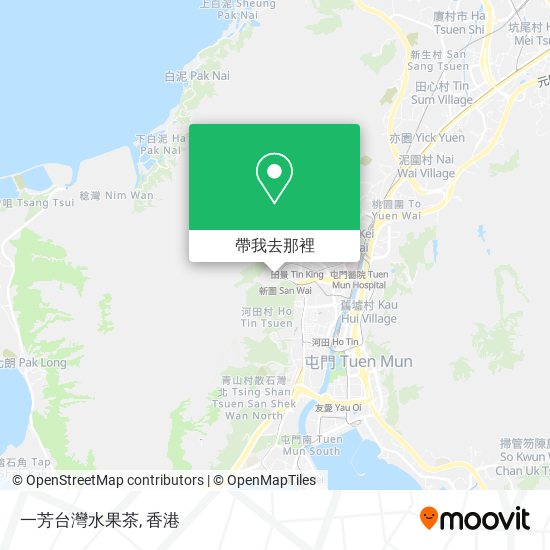一芳台灣水果茶地圖