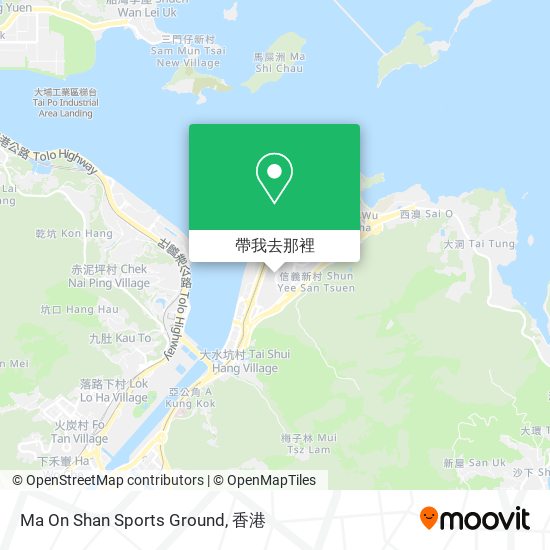 Ma On Shan Sports Ground地圖