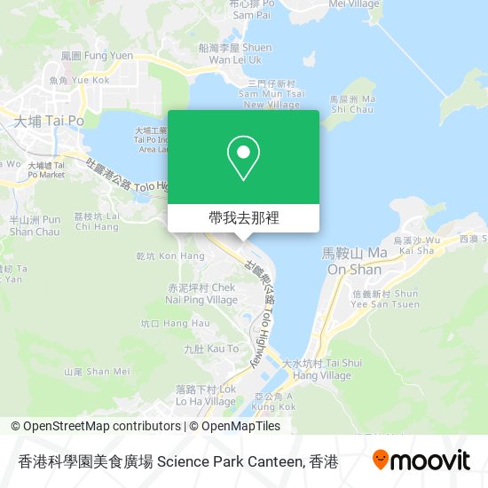 香港科學園美食廣場 Science Park Canteen地圖