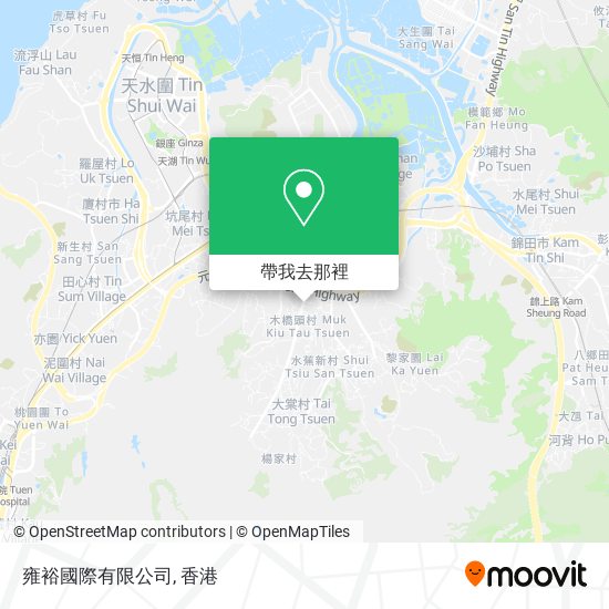 雍裕國際有限公司地圖