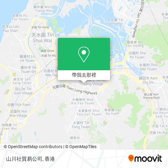山川社貿易公司地圖