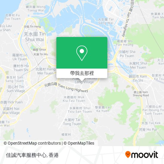 佳誠汽車服務中心地圖
