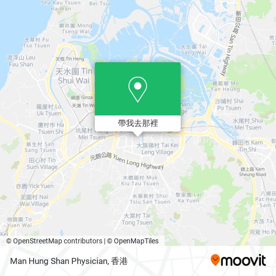 Man Hung Shan Physician地圖