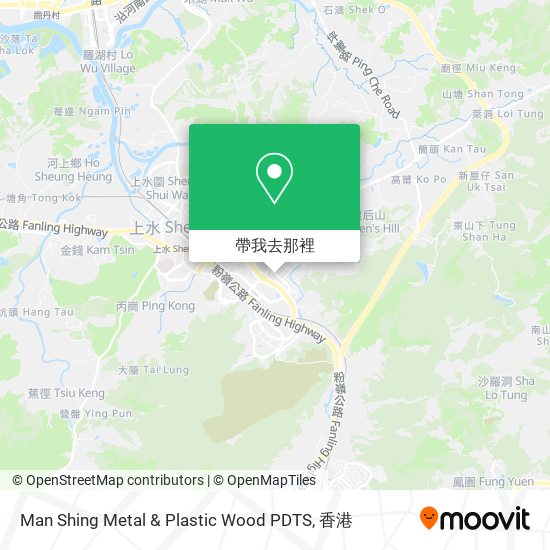 Man Shing Metal & Plastic Wood PDTS地圖