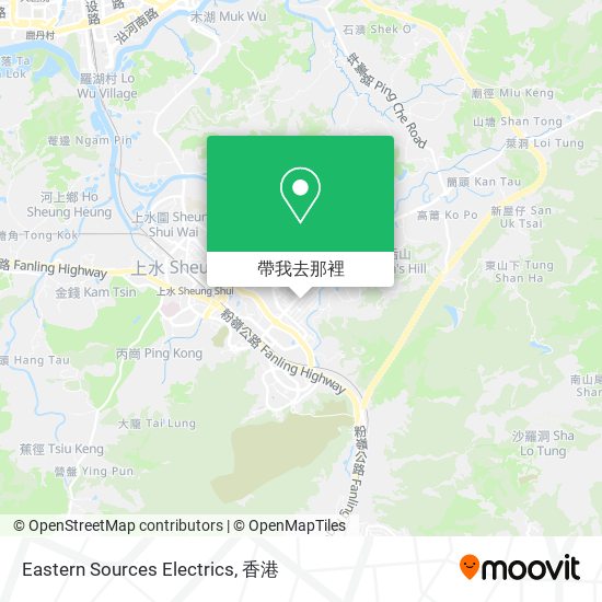 Eastern Sources Electrics地圖