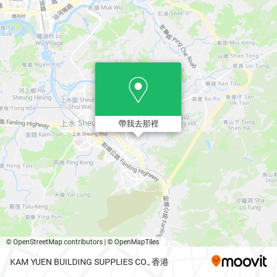 KAM YUEN BUILDING SUPPLIES CO.地圖