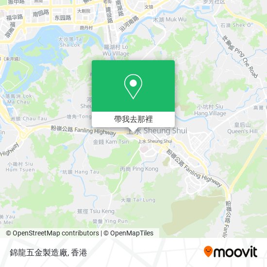 錦龍五金製造廠地圖