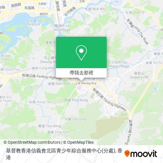 基督教香港信義會北區青少年綜合服務中心(分處)地圖