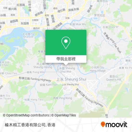 榛木精工香港有限公司地圖