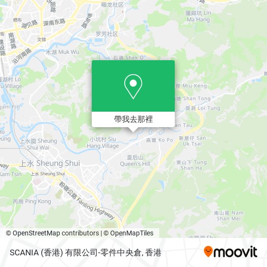 SCANIA (香港) 有限公司-零件中央倉地圖