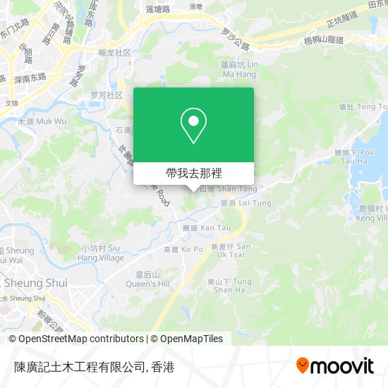 陳廣記土木工程有限公司地圖