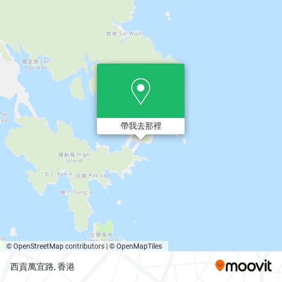 西貢萬宜路地圖