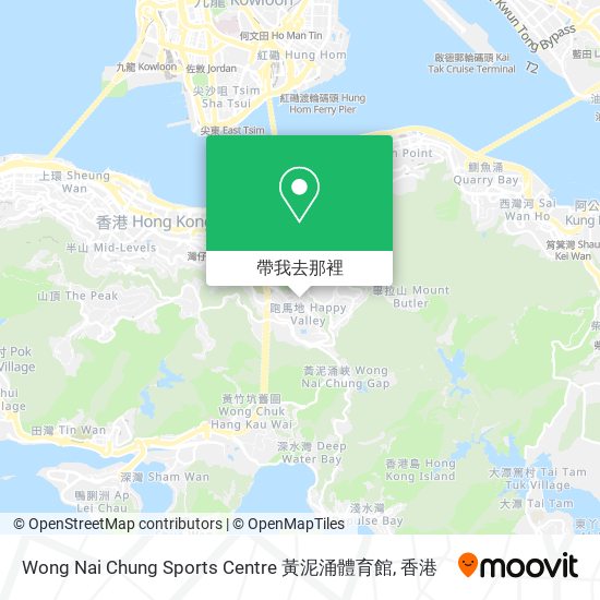 Wong Nai Chung Sports Centre 黃泥涌體育館地圖