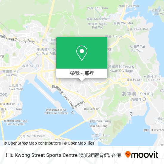 Hiu Kwong Street Sports Centre 曉光街體育館地圖
