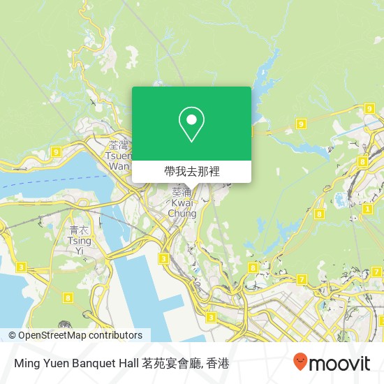 Ming Yuen Banquet Hall 茗苑宴會廳地圖