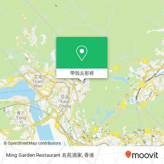 Ming Garden Restaurant 名苑酒家地圖