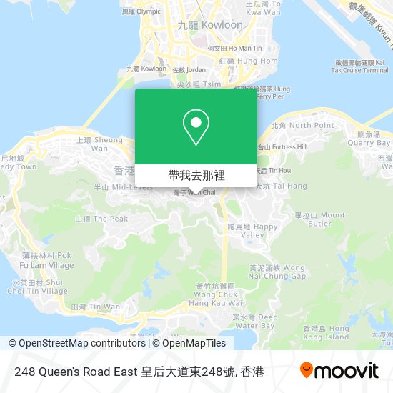 248 Queen's Road East 皇后大道東248號地圖