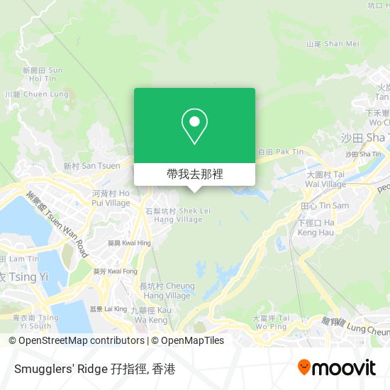 Smugglers' Ridge 孖指徑地圖