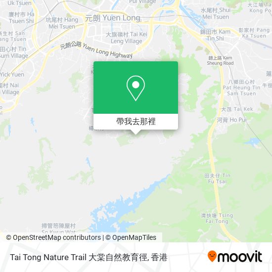 Tai Tong Nature Trail 大棠自然教育徑地圖