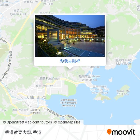 香港教育大學地圖