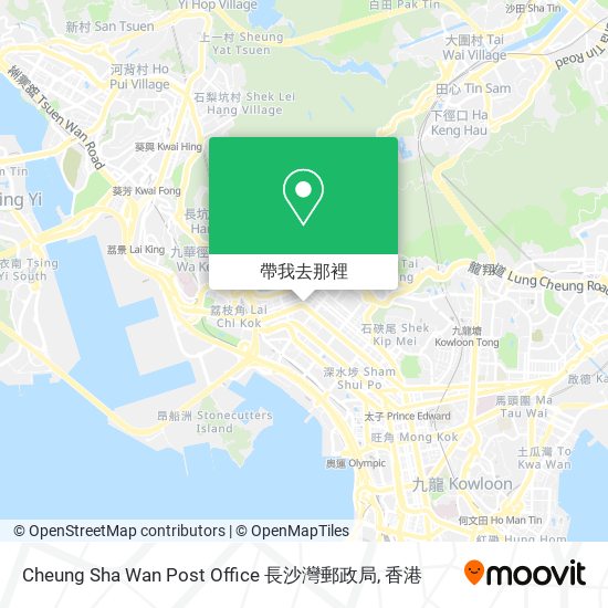 Cheung Sha Wan Post Office 長沙灣郵政局地圖