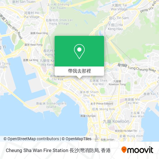 Cheung Sha Wan Fire Station 長沙灣消防局地圖