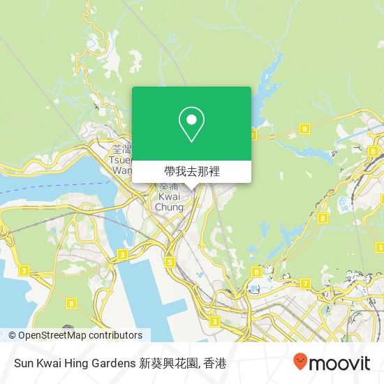 Sun Kwai Hing Gardens 新葵興花園地圖