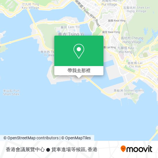 香港會議展覽中心 ● 貨車進場等候區地圖