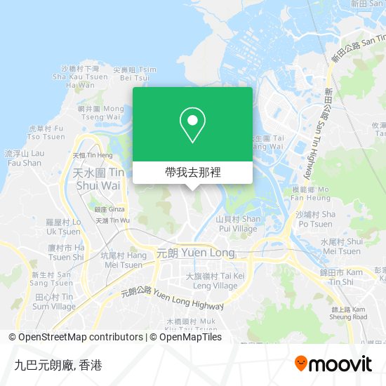 九巴元朗廠地圖