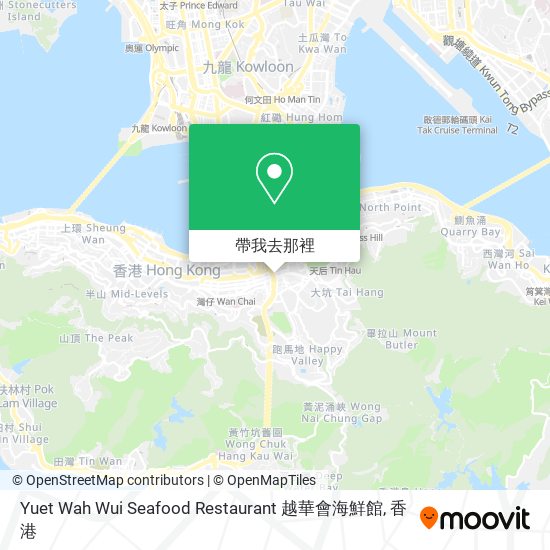 Yuet Wah Wui Seafood Restaurant 越華會海鮮館地圖