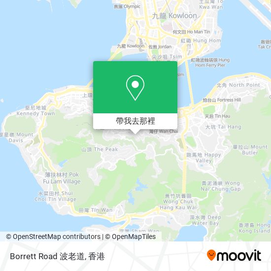 Borrett Road 波老道地圖