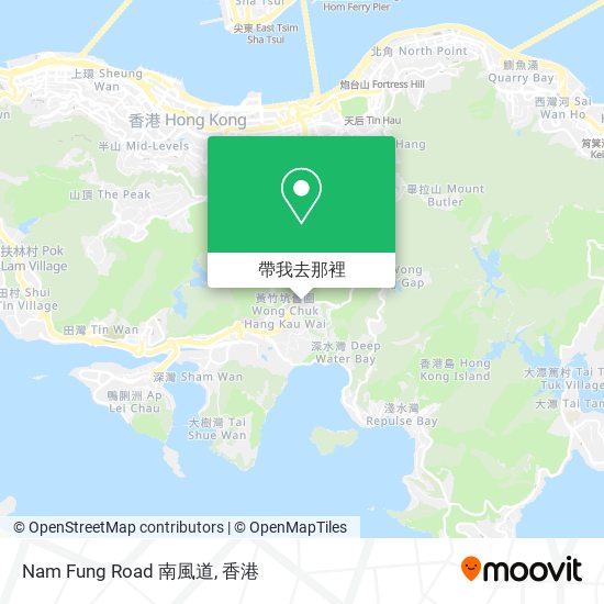 Nam Fung Road 南風道地圖