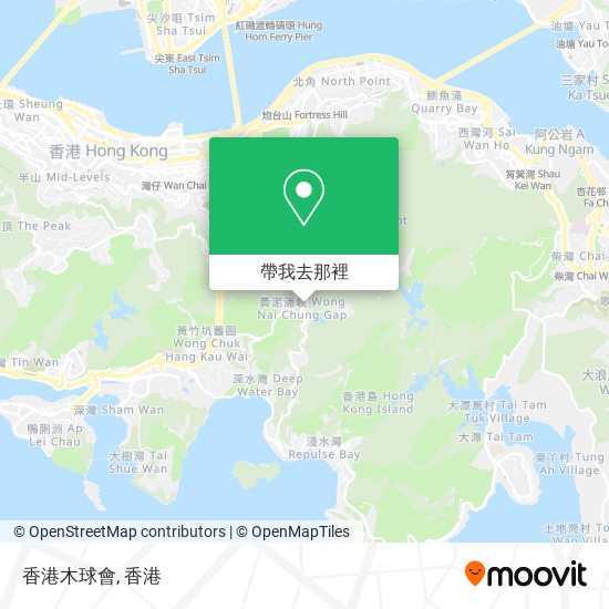 香港木球會地圖