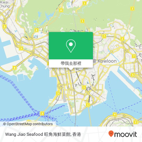 Wang Jiao Seafood 旺角海鮮菜館地圖