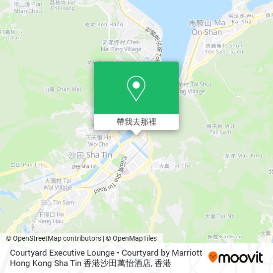 Courtyard Executive Lounge • Courtyard by Marriott Hong Kong Sha Tin 香港沙田萬怡酒店地圖