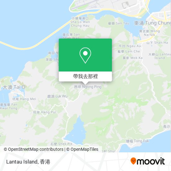 Lantau Island地圖