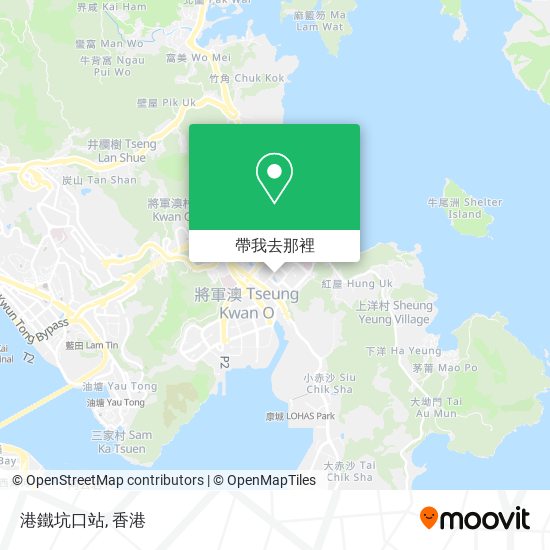 港鐵坑口站地圖